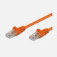 Intellinet U/UTP Cat.6 (Gigabit) Καλώδιο Δικτύου Ethernet 2m Πορτοκαλί