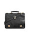 V-store Leather Men's Briefcase Black