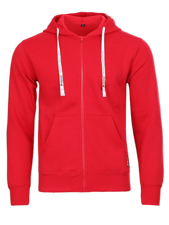 Stenso Remo Arbeitsjacke mit Kapuze Rot