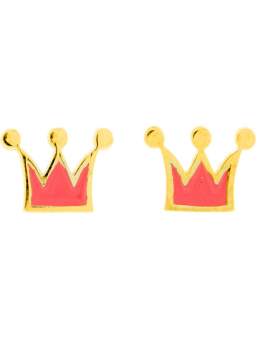 Xrisokosmima Kids Earrings Studs made of Gold 9K