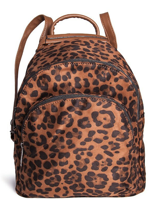 V-store Damen Tasche Rucksack Tabac Braun