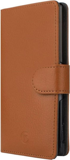 Redneck Prima Wallet Synthetic Leather Brown (Xperia Z3 Plus)