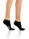 Inizio Damen Einfarbige Socken BLACK 1Pack
