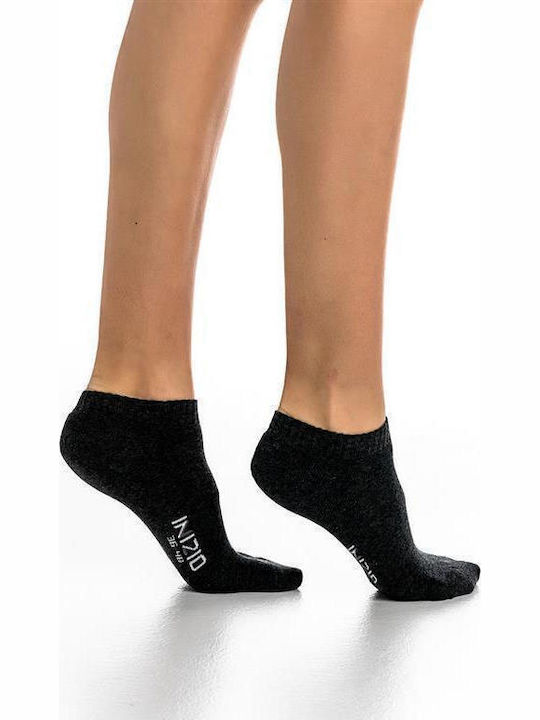 Inizio Damentaschen Monochrome Socken Anthracite