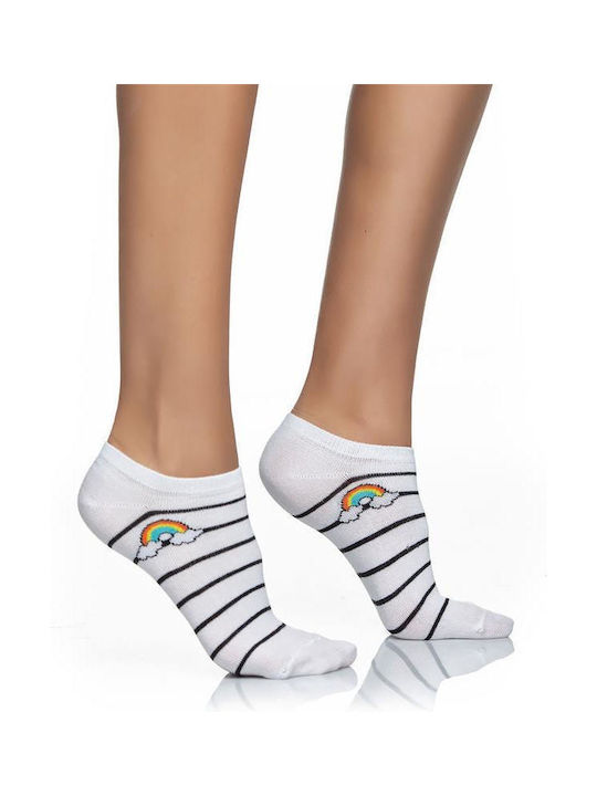 Inizio Patterned Socks WHITE