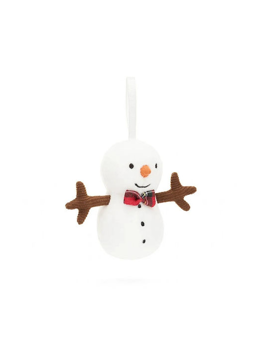 Jellycat Christmas Snowman Ornament White