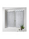 Window Curtain With Tab Top L-c Haltona Gray 60x120cm