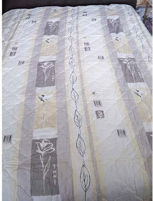 VS Home Κουβερλί Μονό Βαμβακερό Grey 160x220cm