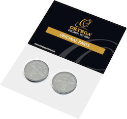 Ortega Lithium Watch Batteries CR2032 3V Pack of 2 Ortega Lithium Watch Batteries CR2032 3V Pack of 2