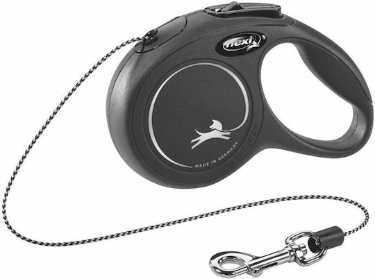 Flexi Dog Leash/Lead Strap in Black color 3m up to 8kg