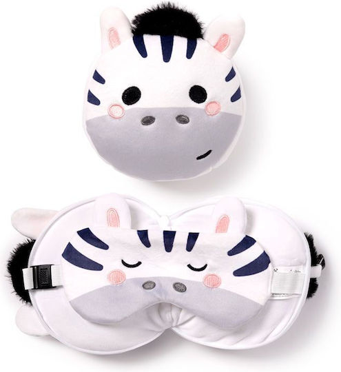 Puckator Travel Pillow Travel Set Mask and Pillow for Kids with Carrying Case 16x15x11cm