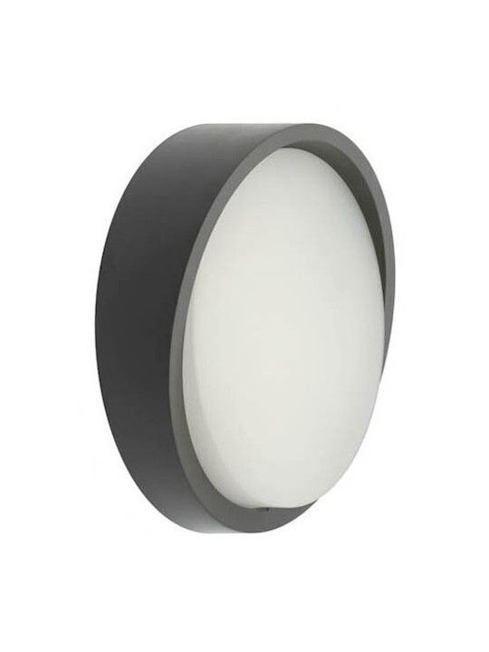 Vito Επιτοίχια Εξωτερική Πλαφονιέρα LED IP65 18W με Φυσικό Λευκό Φως