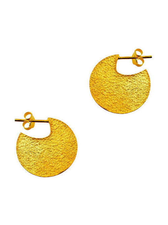 Earrings made of Silver Gold Plated