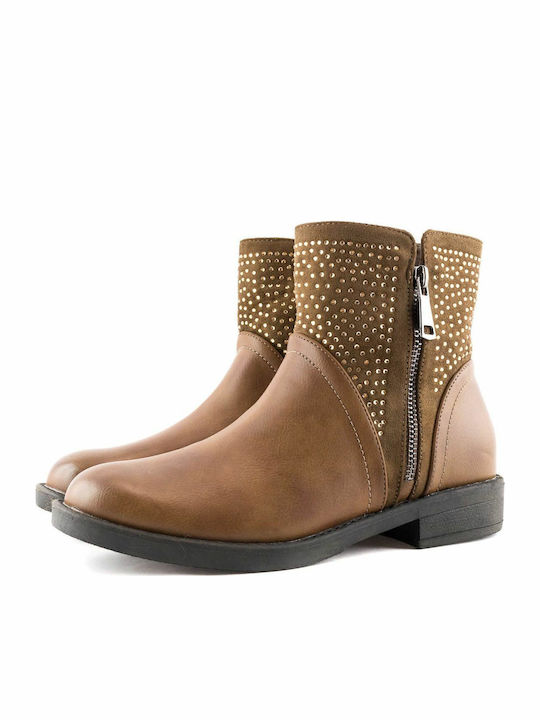 Stiefeletten Damen Braun