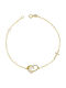 Katsigiannis Kids Bracelet from Gold 9K with Heart