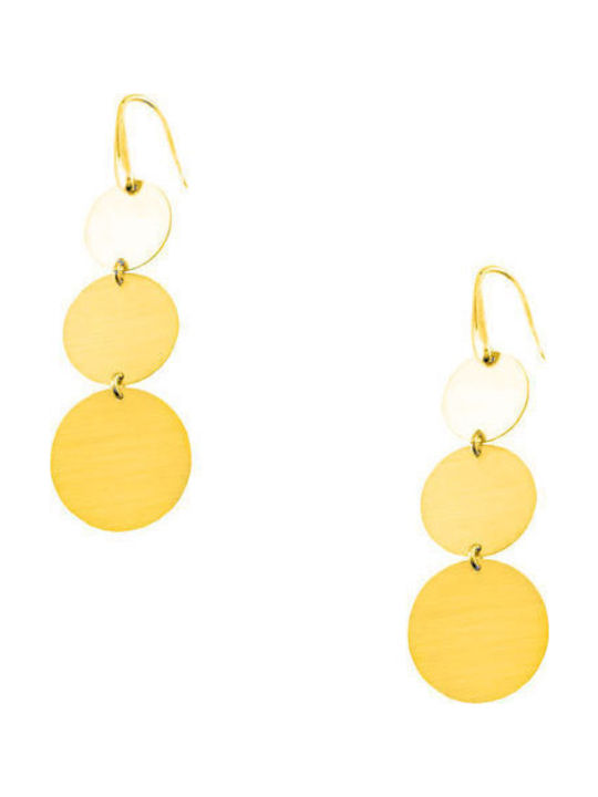 Earrings made of Silver Gold Plated