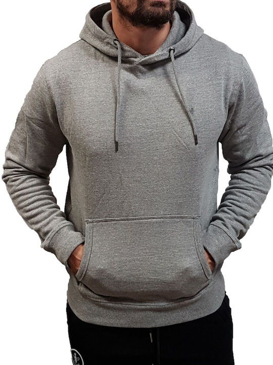 Marcus Men's Sweatshirt with Hood Magnet Grey Mix - gray