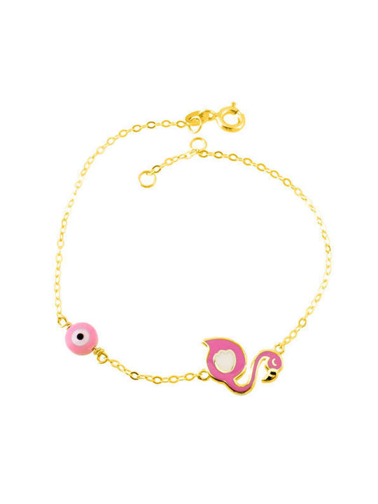 Kids Gold Bracelet 14K for Girl