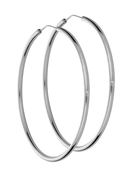 Earrings Hoops made of Silver