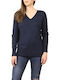 Hollister Women's Blouse Long Sleeve Blue