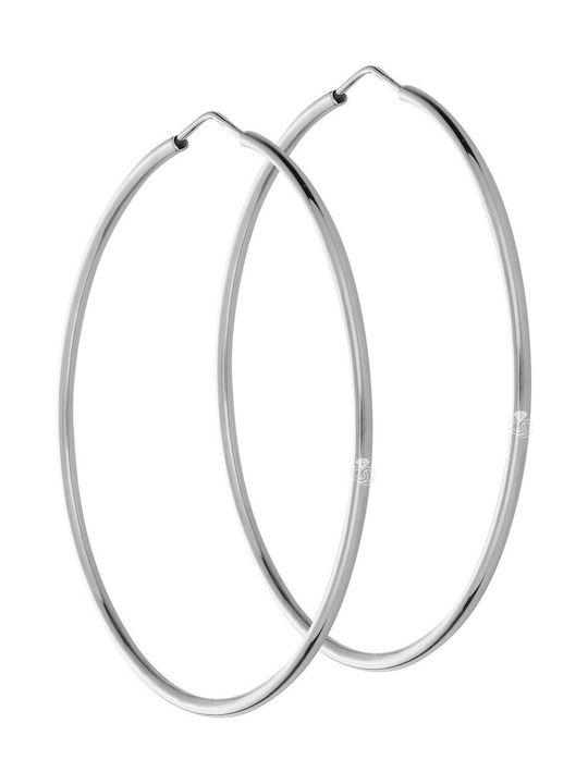 Mm Earrings Hoops made of Silver