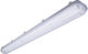 Eurolamp Lighting Batten Outdoor with 1 Slot for Fluorescent Lamp