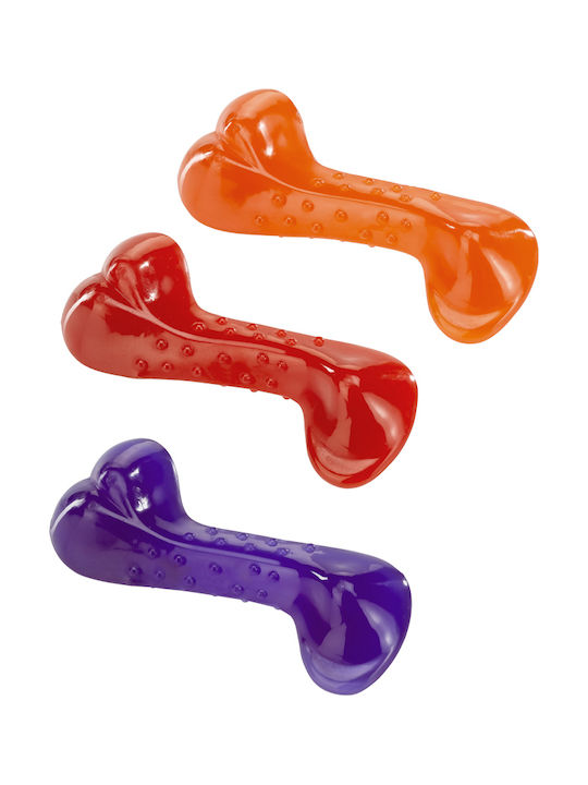 Ferplast Plastic Bone Toy Dog Small 1pcs (Various Colors)