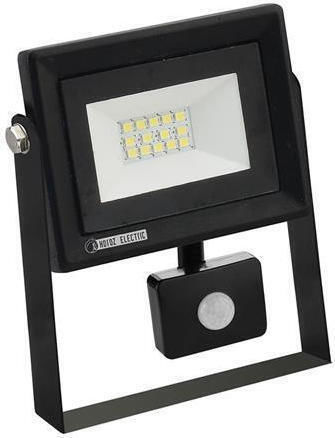 Horoz Electric Στεγανός Προβολέας LED 10W Ψυχρό Λευκό 6400K με Αισθητήρα Κίνησης IP65