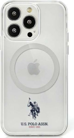 U.S. Polo Assn. Magsafe Collection Back Cover Silicone / Plastic Transparent (iPhone 15)