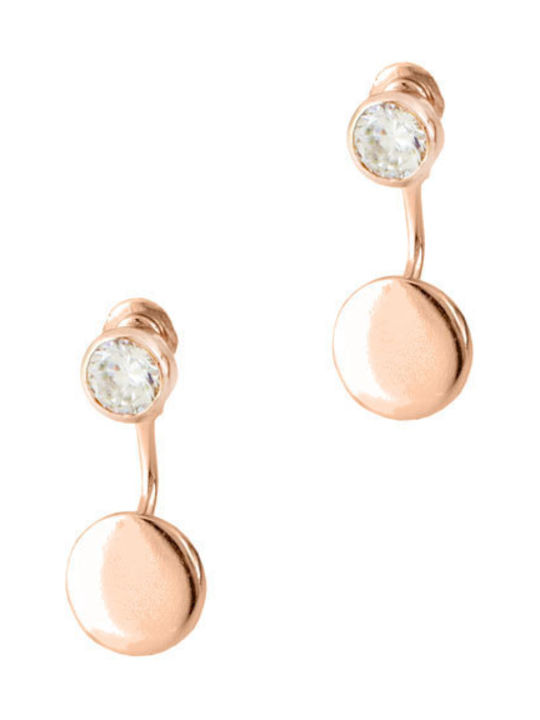 Jacket Earrings made of Silver Gold Plated