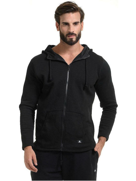 Dansport Men's Hooded Cardigan Black