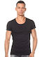 Darkzone Men's Undershirt Short-sleeved BLACK