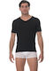 Men's Undershirt Short-sleeved Black