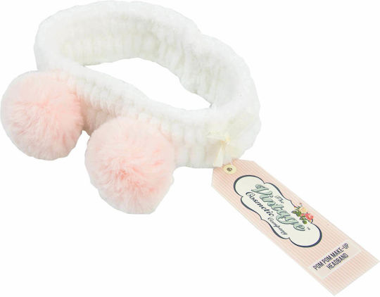 The Vintage Cosmetic Company Haarband für Make-up White
