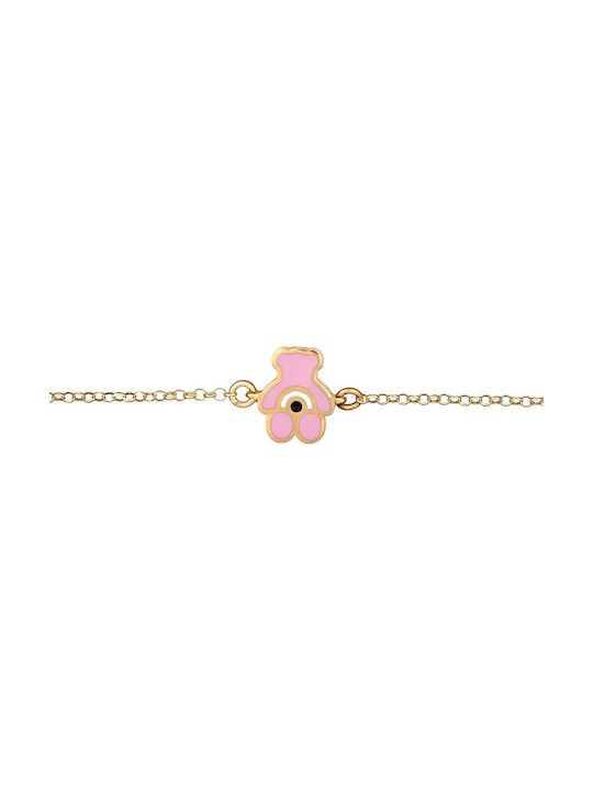 Verorama Kids Gold Plated Silver Bracelet for Girl