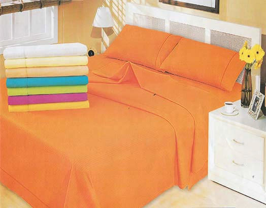 VS Home Super Double Hotel Pique Blanket White 230x270cm 10pcs