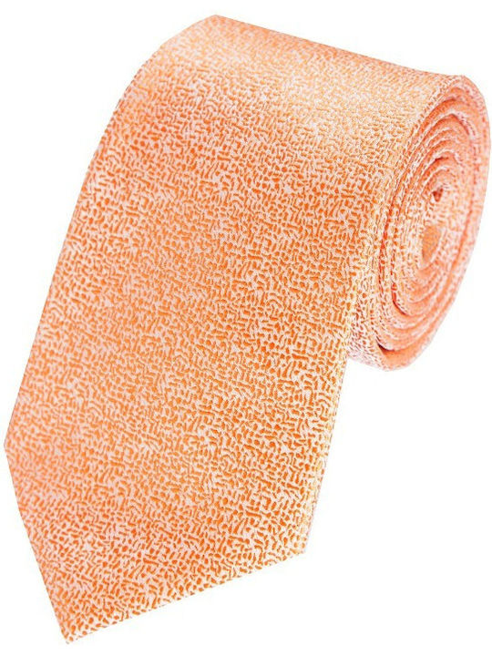 Epic Ties Herren Krawatte Seide Monochrom in Orange Farbe
