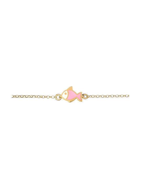 Verorama Kids Gold Plated Silver Bracelet for Girl