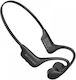 BlitzWolf BTS8 Bone Conduction Bluetooth Handsfree Ακουστικά με Θήκη Φόρτισης Μαύρα