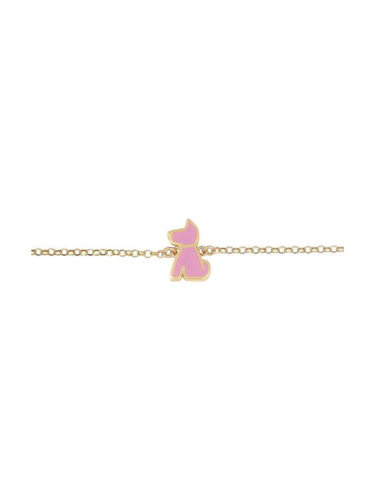 Verorama Kids Gold Plated Silver Bracelet for Girl