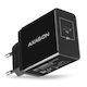 Axagon Φορτιστής Χωρίς Καλώδιο 22W Quick Charge 3.0 Μαύρος (ACU-PD22)