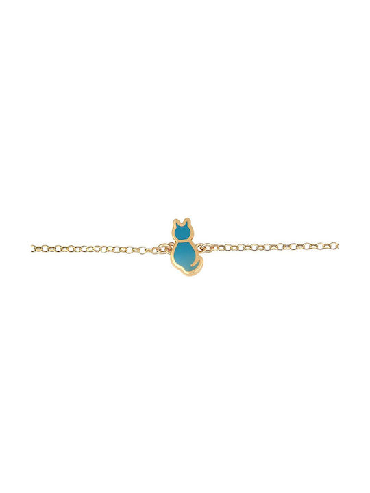 Verorama Kids Gold Plated Silver Bracelet for Girl