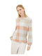 Damen Bluse Langärmelig Salmon
