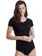 Walk Women's T-shirt Polka Dot Black