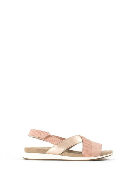 Hush Puppies Suede Women's Sandals Pink