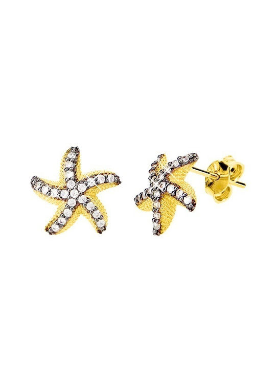 Xrisokosmima Earrings made of Gold 14K