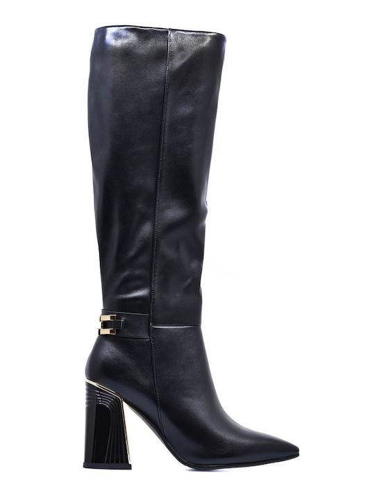 Exe Synthetic Leather Women's Boots Black