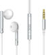JR-EW06 In-ear Handsfree Ακουστικά με Βύσμα 3.5mm Ασημί