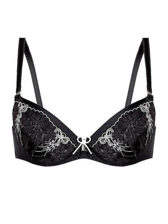 Kinga Push Up Bra Black