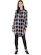 Langärmelig Damen Hemd Black (80032/BLACK) Geprüft